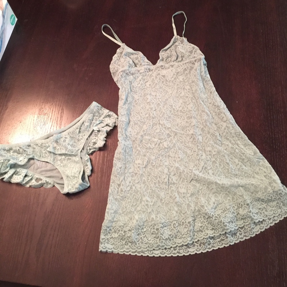Teal lingerie- VS