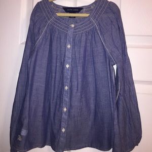 Ralph Lauren Girls Long Sleeve Shirt