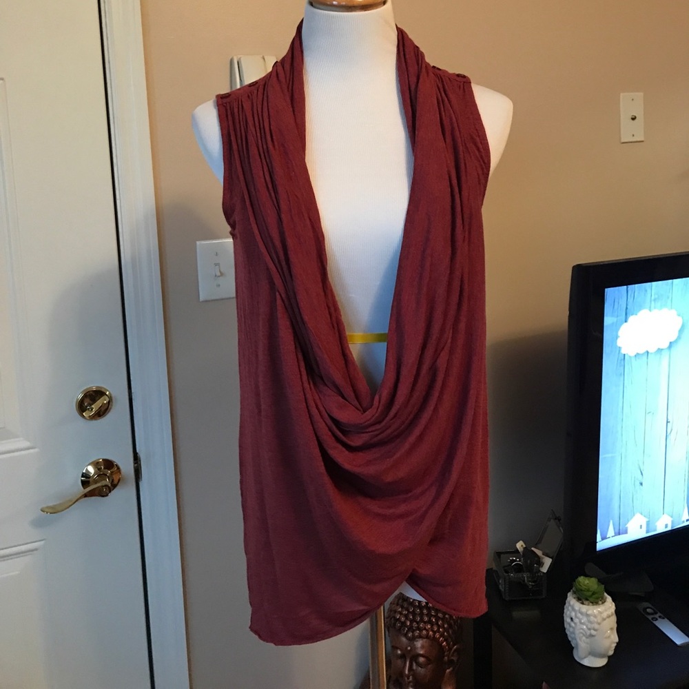 Flowy V neck blouse