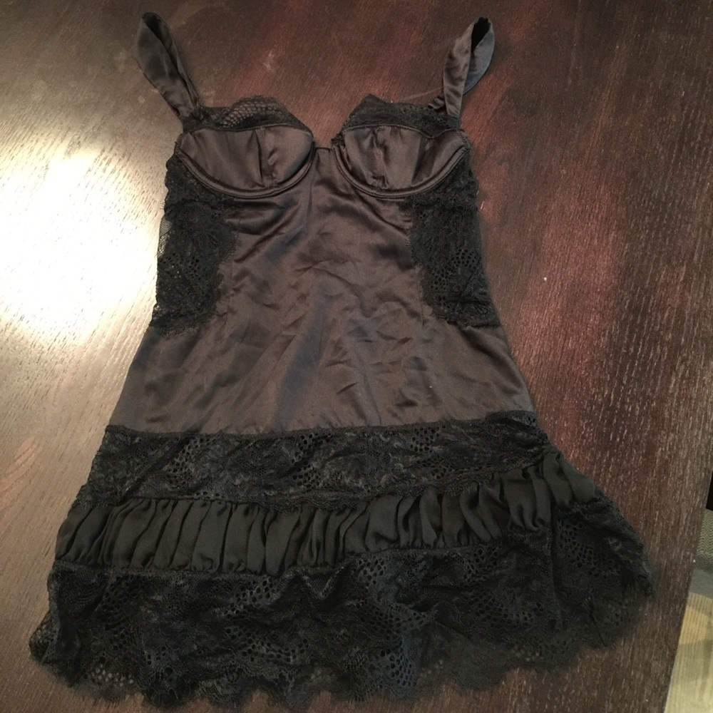 Sexy black slip