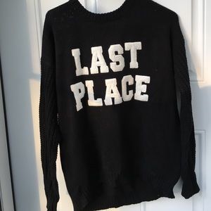 Forever 21  Last Place black knit sweater
