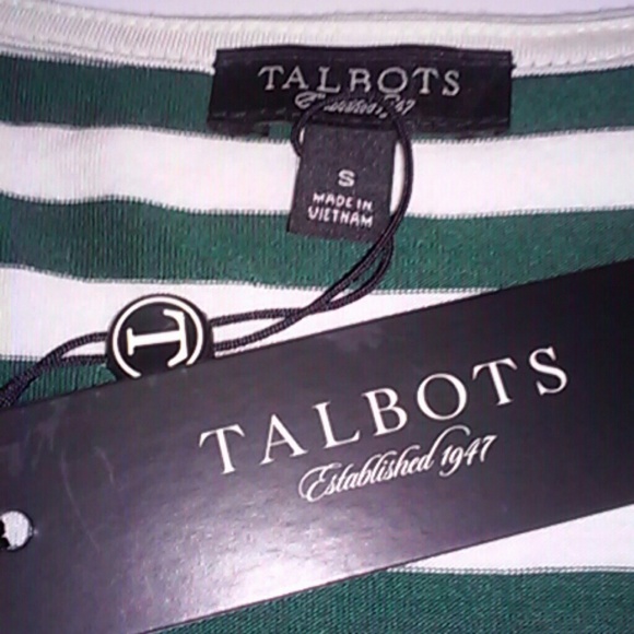 NWT Talbots Stripe Tunic - Picture 5 of 6