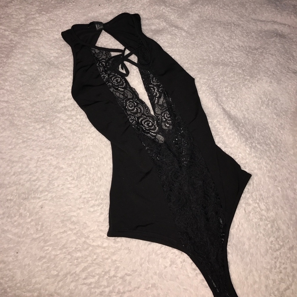 Black Lace Bodysuit