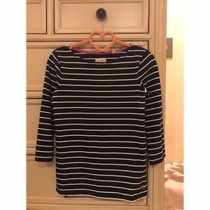 Jack Wills navy/white shirt, US size 4