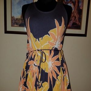 Gap handkerchief midi floral dress