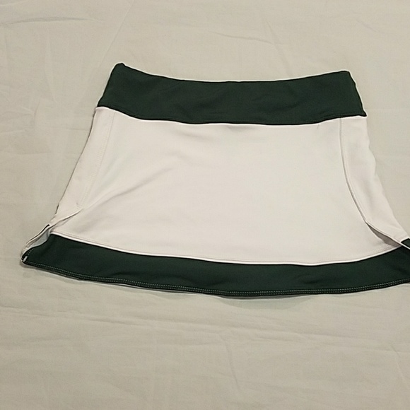 Womens XS Skirt Nike Green White Sports B1 - Picture 3 of 8