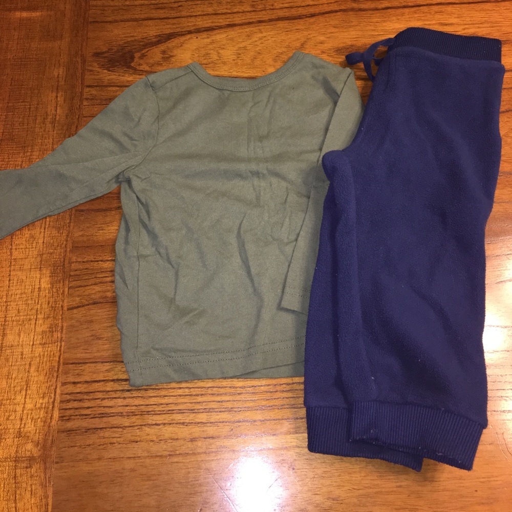 Boy 2 piece set long sleeve Top & Bottom jogger