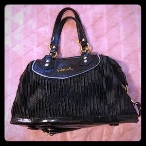 Coach gathered sateen bag