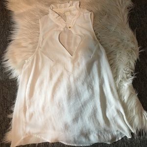 H&M white ruffle blouse H&M white ruffle blouse