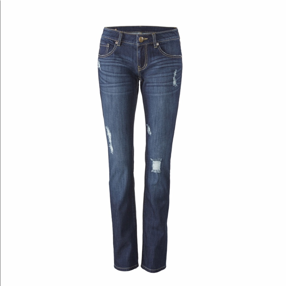 CAbi fall15 destructed slim boyfriend jeans size16