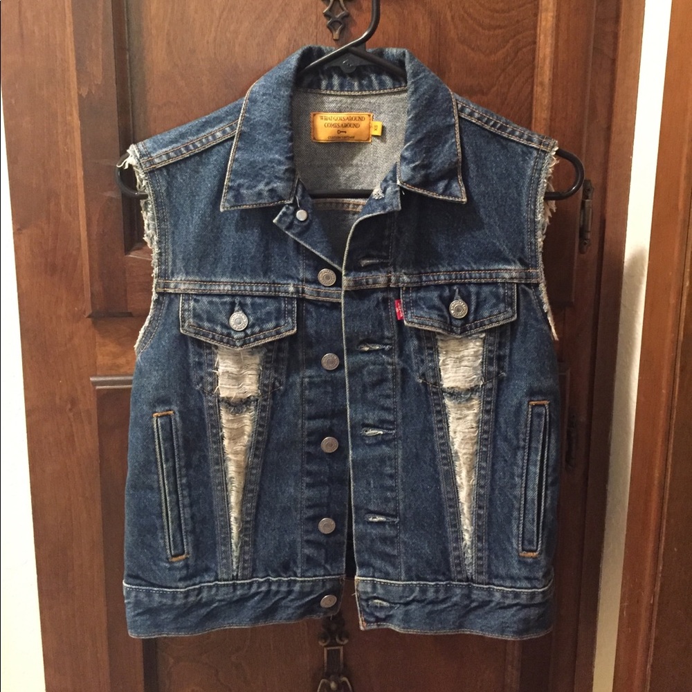 WGACA x Vintage Levi's Ripped Denim Vest