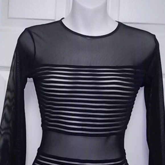 NWOT Mesh Bodysuit - Picture 2 of 4
