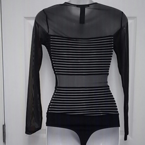 NWOT Mesh Bodysuit - Picture 3 of 4