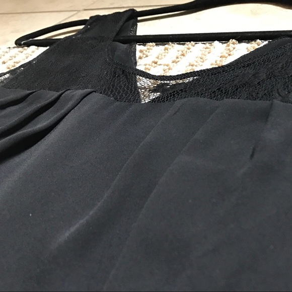 Express Sleeveless Lace Top Flare Skirt Dress - Picture 4 of 6