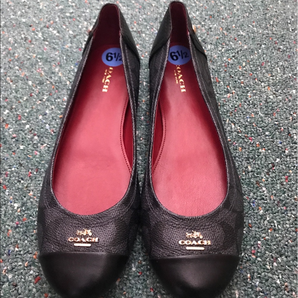 Brand new coach flat shoe size 6.5