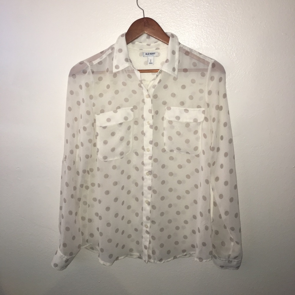 dotted old navy long sleeve