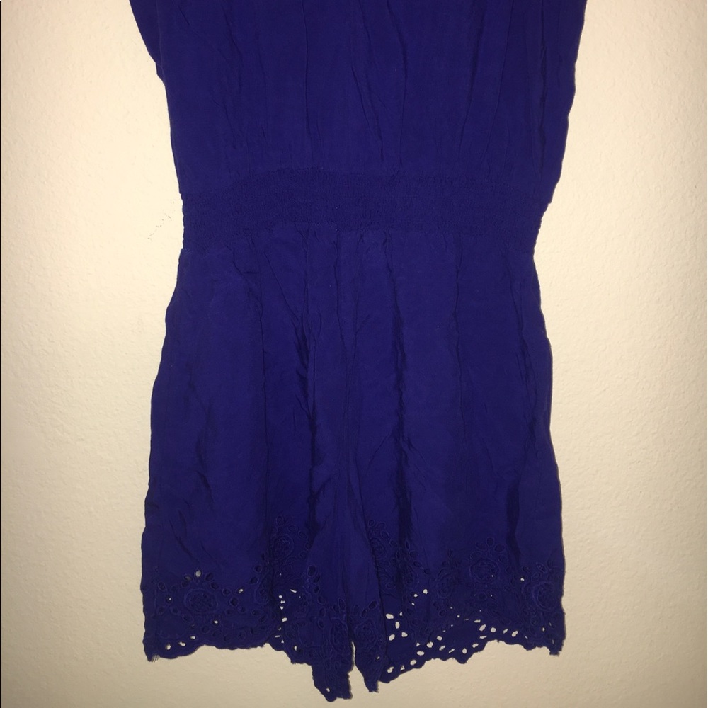 SOLD Blue Forever 21 Romper