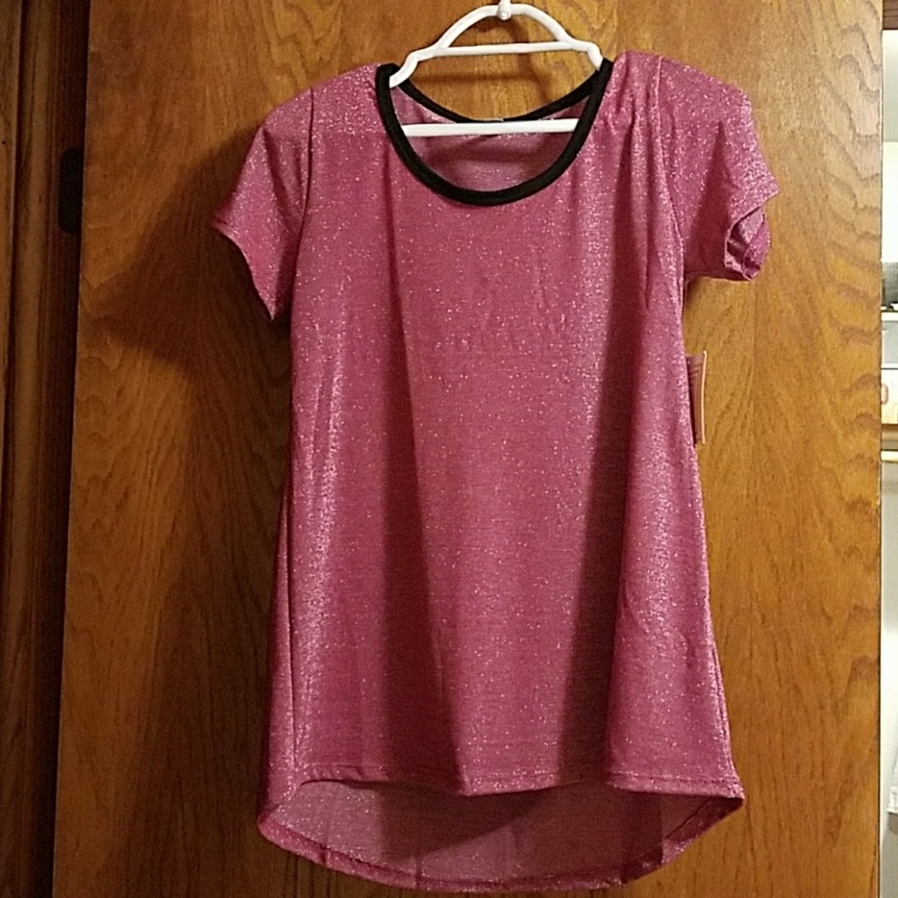 Lularoe shimmery classic tee. Size xxs.