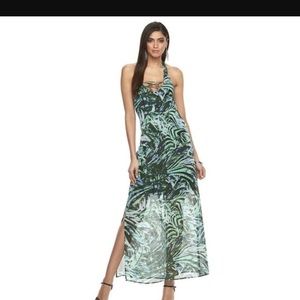 Jennifer Lopez palm paradise dress