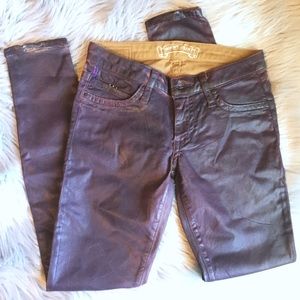 NWOT dark purple Robin Jeans