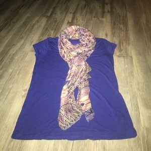 Aztec print scarf