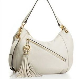 MICHAEL KORS CONV SHOULDER CROSSBODY TASSEL PURSE
