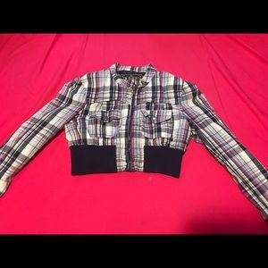 Croptop zip up jacket