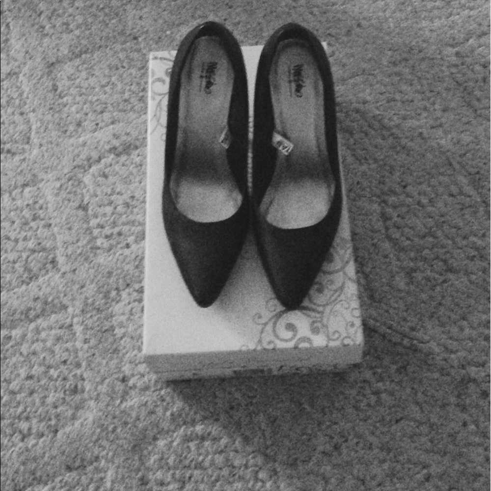 Black high heels