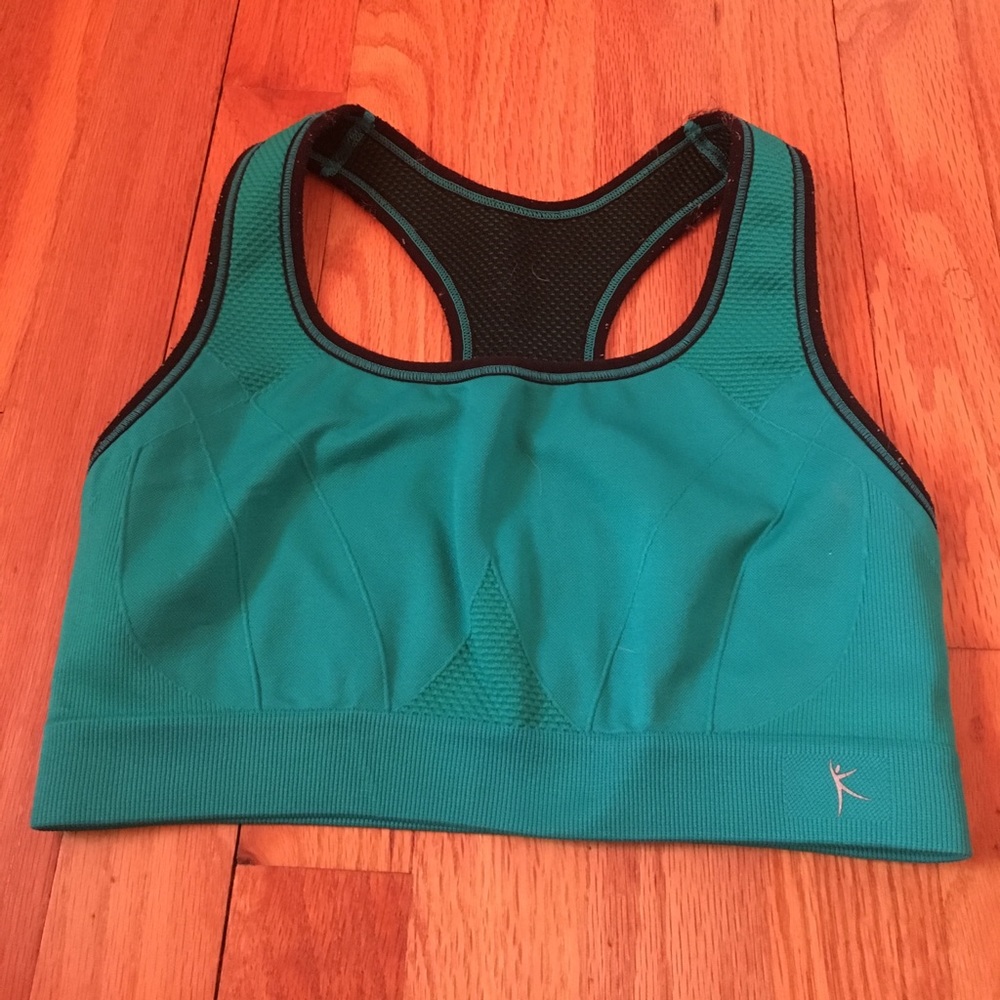 Blue/Black Sports Bra