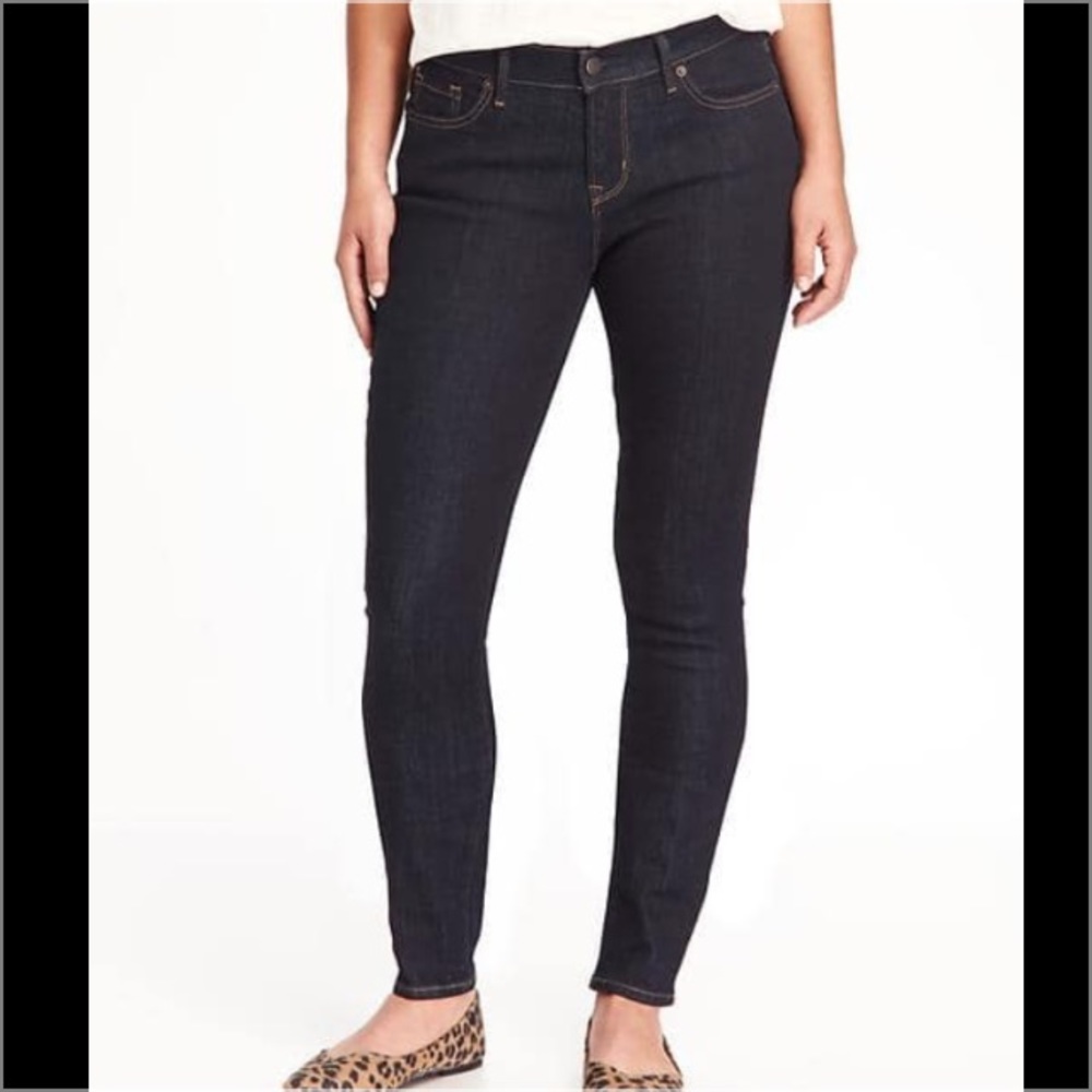 Old Navy Women's Curvy Mid-Rise Skinny Jean Sz 12