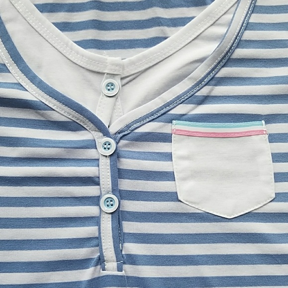 Layered-look Striped Top - Picture 3 of 6