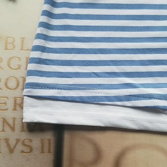 Layered-look Striped Top - Picture 6 of 6