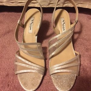 Size 10 silver dress shoes