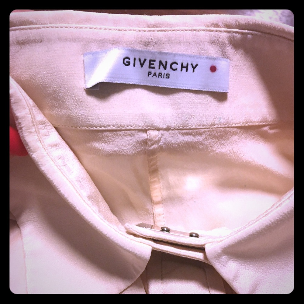 Givenchy Paris 100% Silk Blouse