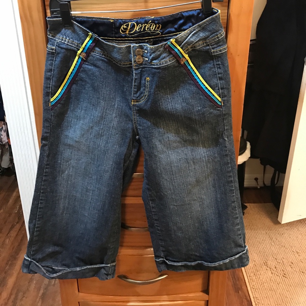 House of Dereon Bermuda Shorts