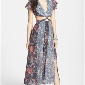 Free people jasper cut out dress