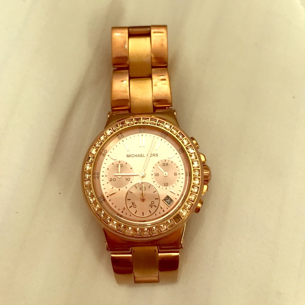 Michael Kors rose gold watch