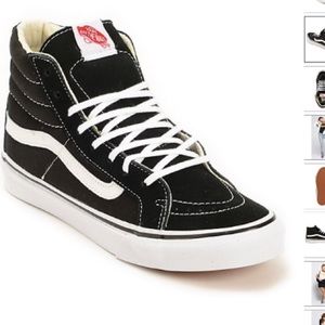 ISO!! Black and True White Sk8-Hi Vans