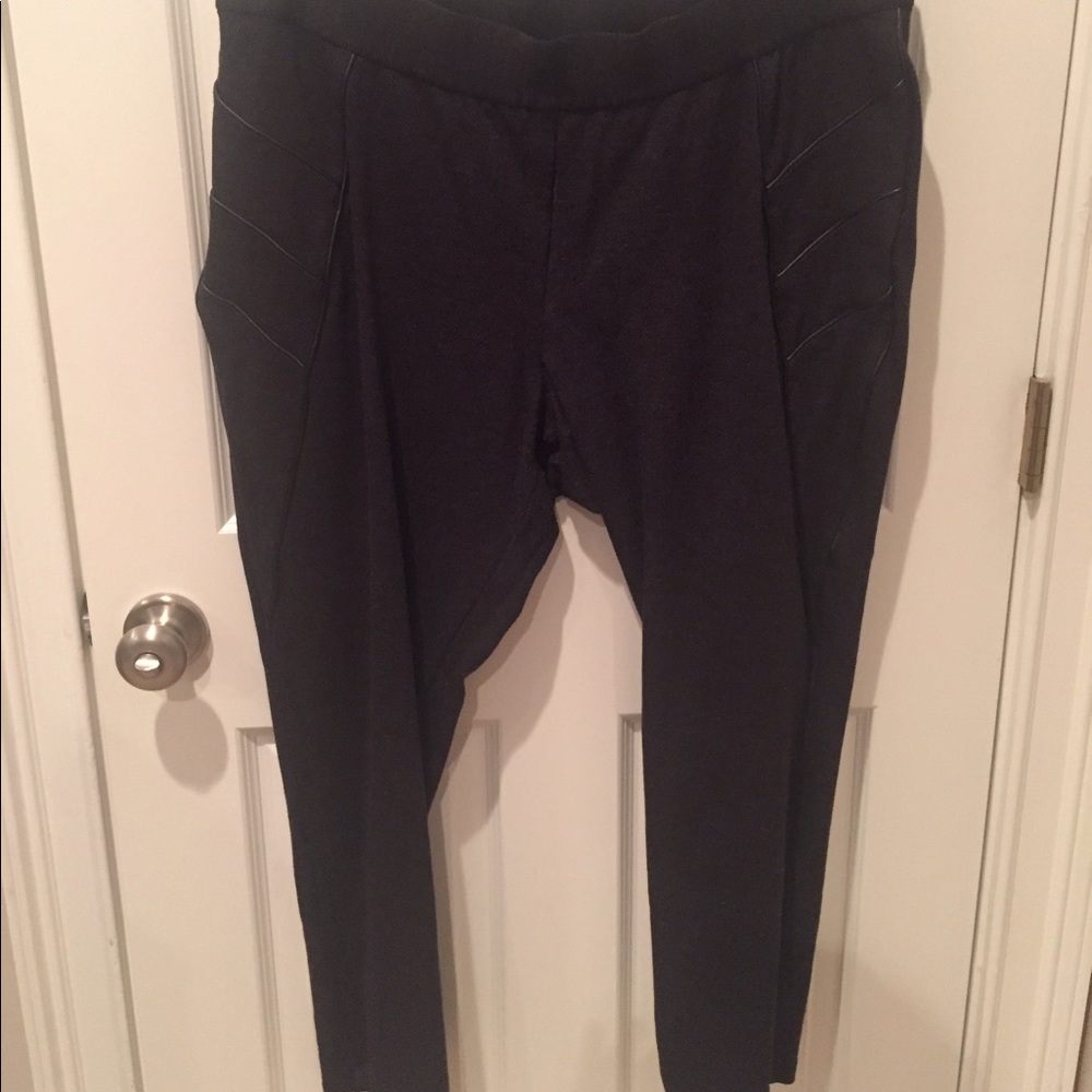 Ponte Pants with Piping