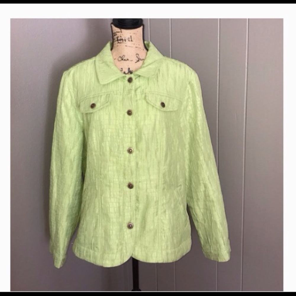 Christopher & Banks Green Blazer. Size XL