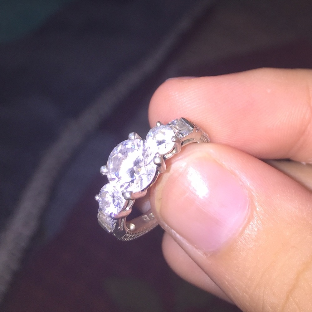 Sterling Silver Cubic Zirconia Ring