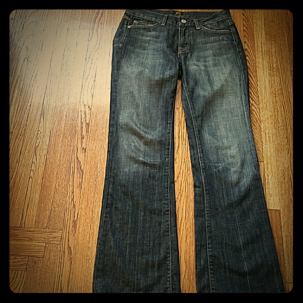 JEANS SIze 27.  7 for all mankind boot cut jeans