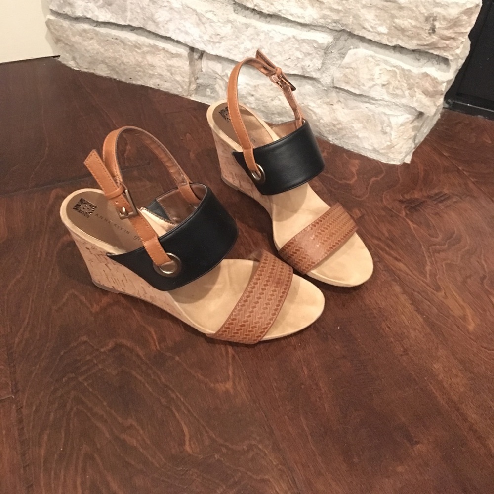 Anne Klein Wedge Sandals