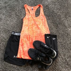 Next Level apparel Athletic Burnout Racerback Tank