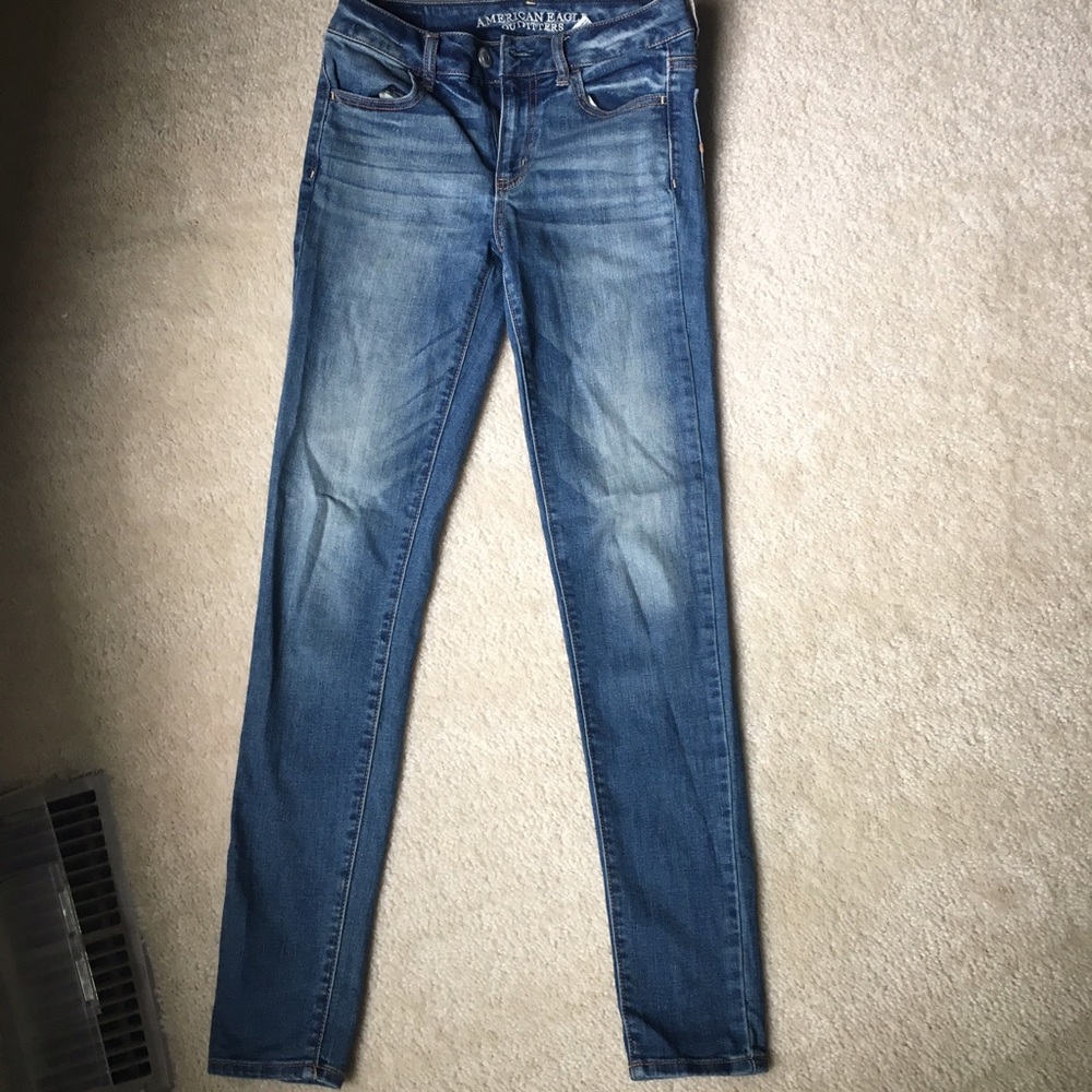 American Eagle high rise skinny jeans