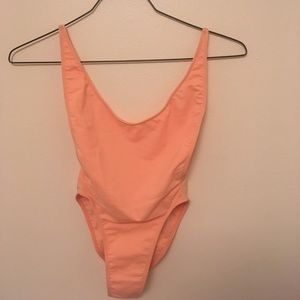 AA nylon tricot high cut one-piece