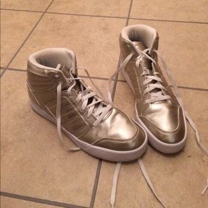 Gold, Adidas High-Tops