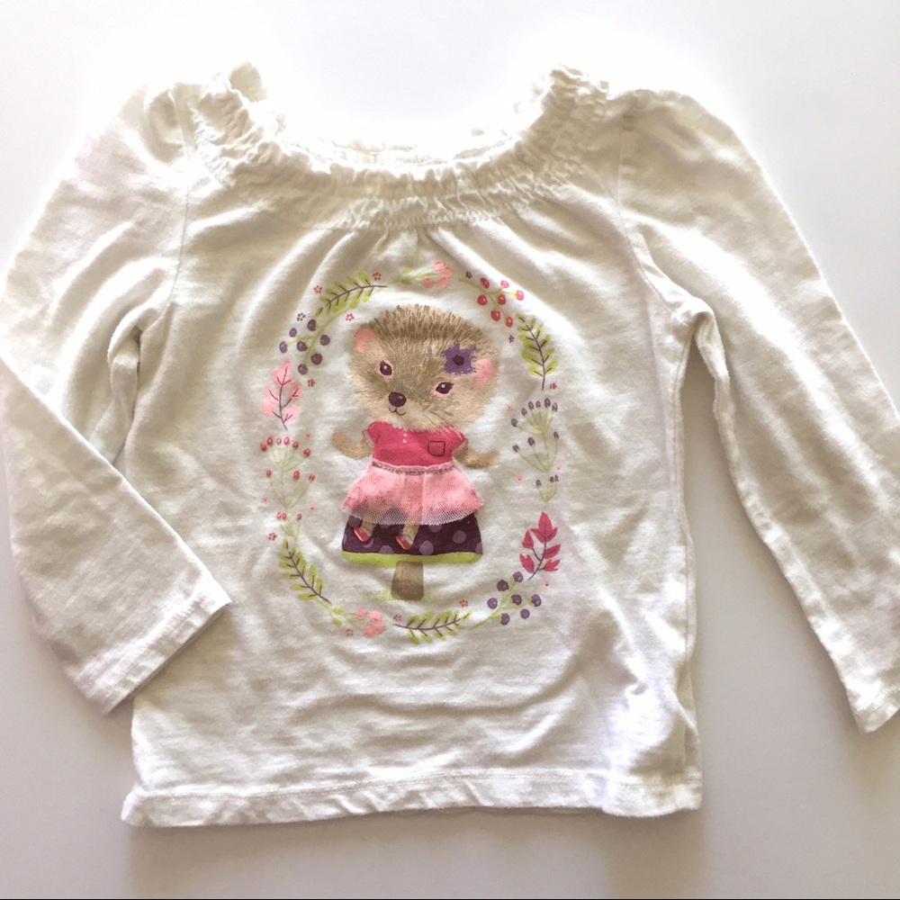 Cherokee hedgehog long sleeve shirt