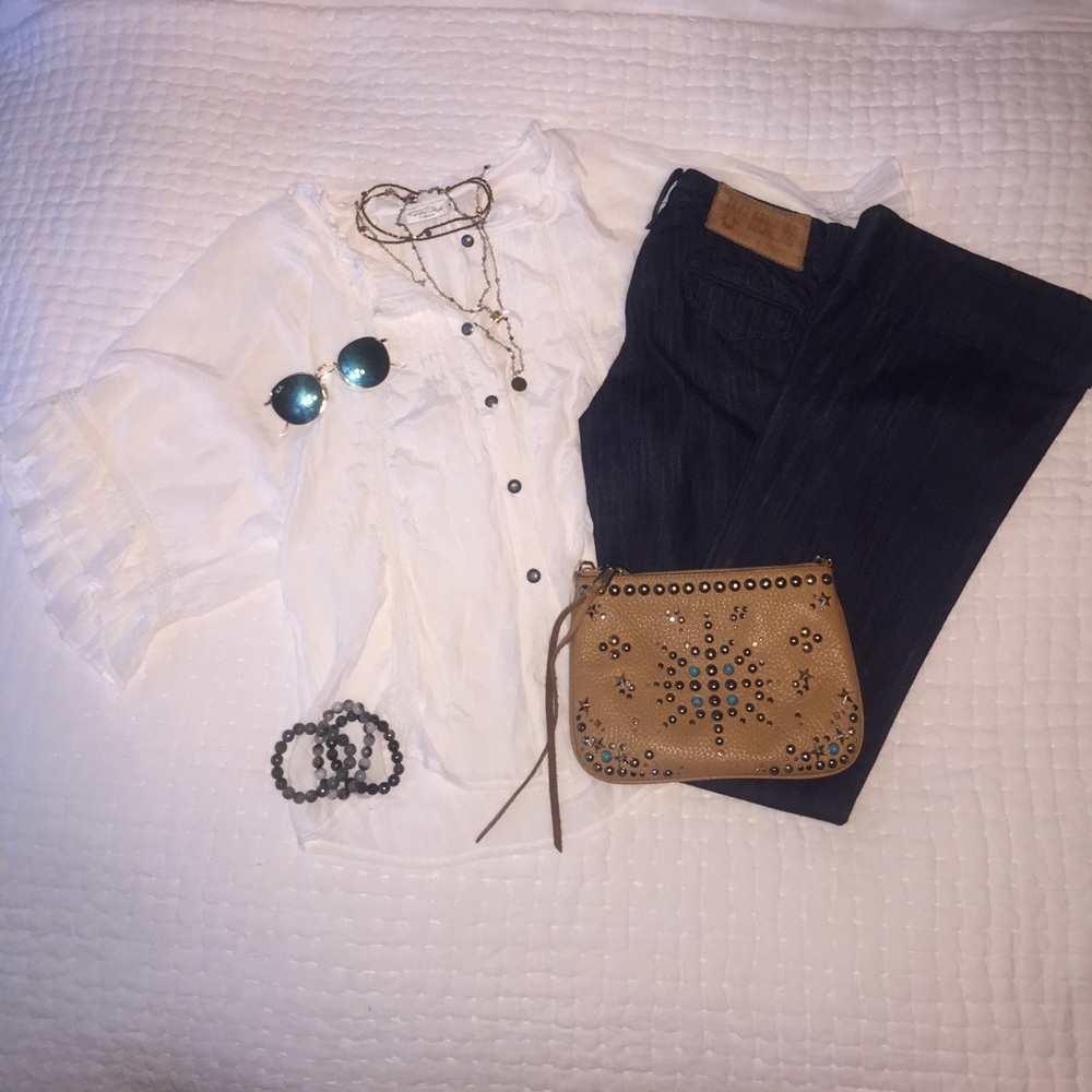 White button blouse