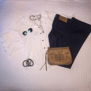 White button blouse